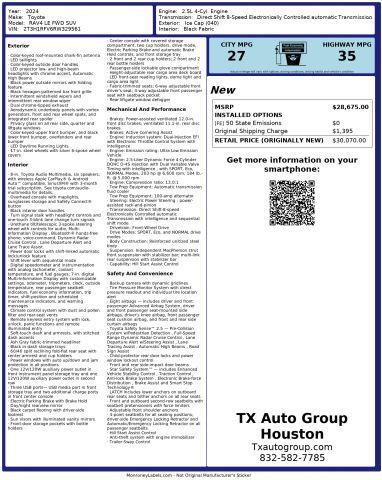 used 2024 Toyota RAV4 car, priced at $26,995