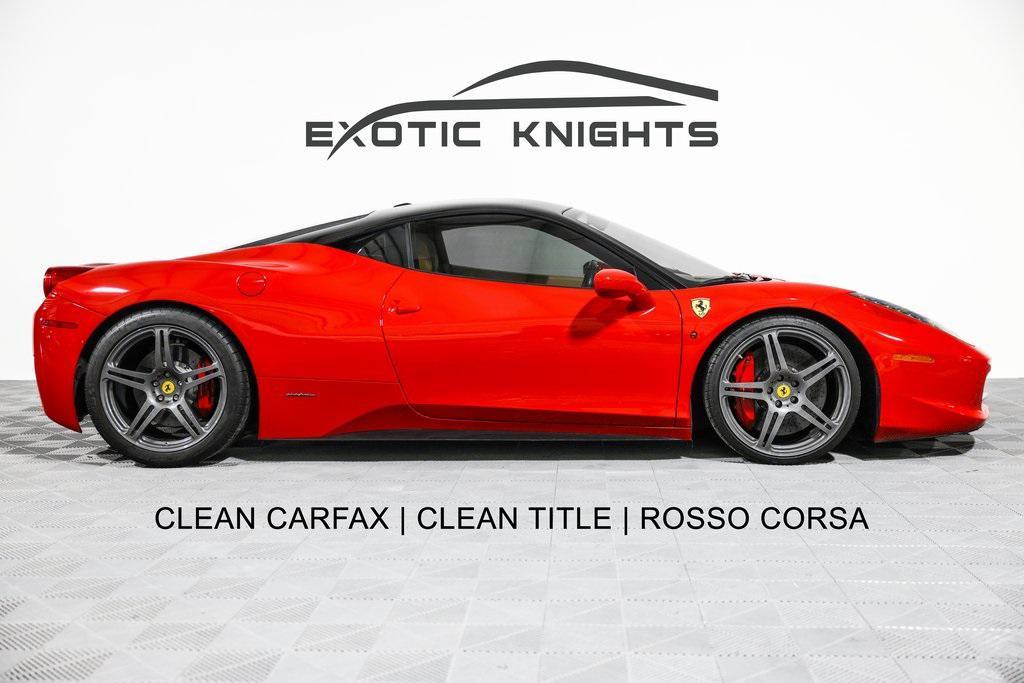used 2010 Ferrari 458 Italia car, priced at $199,995