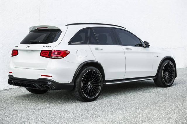 used 2021 Mercedes-Benz AMG GLC 63 car, priced at $59,995