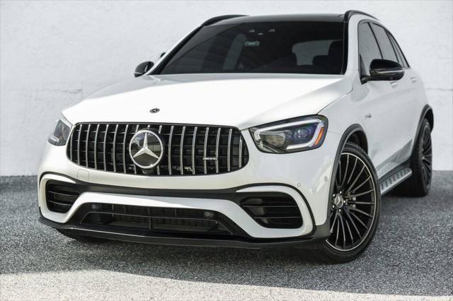 used 2021 Mercedes-Benz AMG GLC 63 car, priced at $59,995