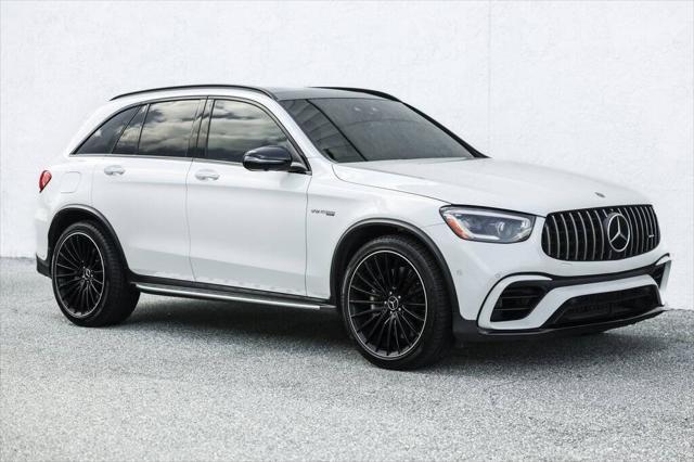 used 2021 Mercedes-Benz AMG GLC 63 car, priced at $59,995