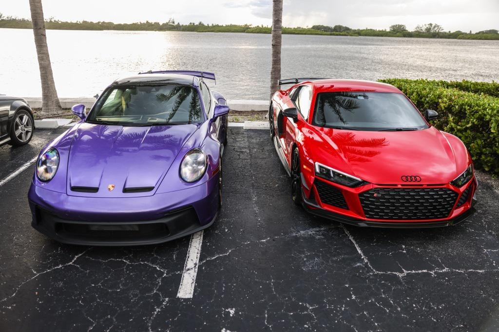 used 2023 Audi R8 car, priced at $324,900