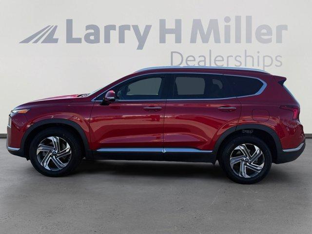 used 2021 Hyundai Santa Fe car, priced at $20,053