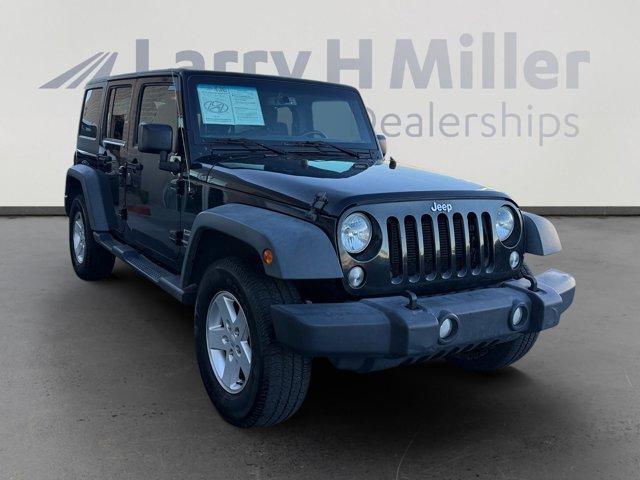 used 2018 Jeep Wrangler JK Unlimited car, priced at $17,199