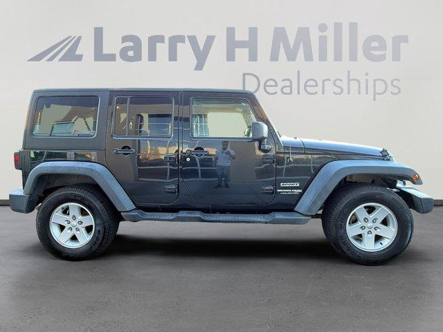 used 2018 Jeep Wrangler JK Unlimited car, priced at $17,199