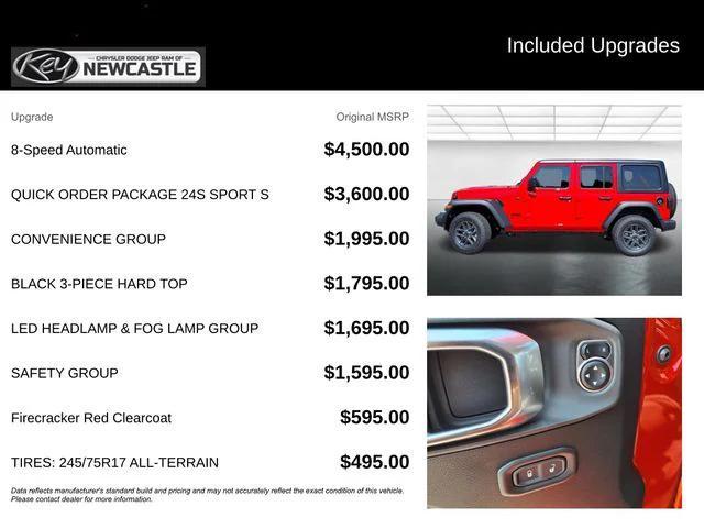 new 2025 Jeep Wrangler car, priced at $45,460