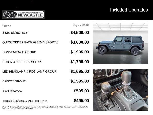 new 2025 Jeep Wrangler car, priced at $45,960