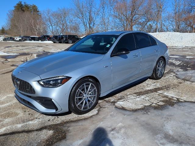 used 2024 Mercedes-Benz AMG C 43 car, priced at $56,999