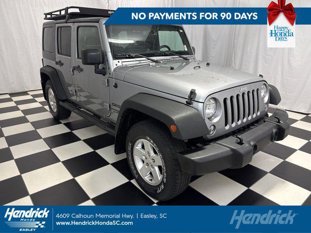 used 2017 Jeep Wrangler Unlimited car, priced at $17,149