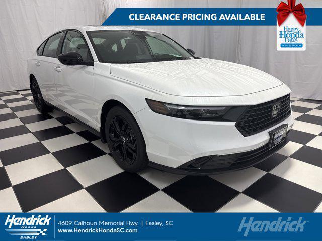 new 2025 Honda Accord car, priced at $30,821