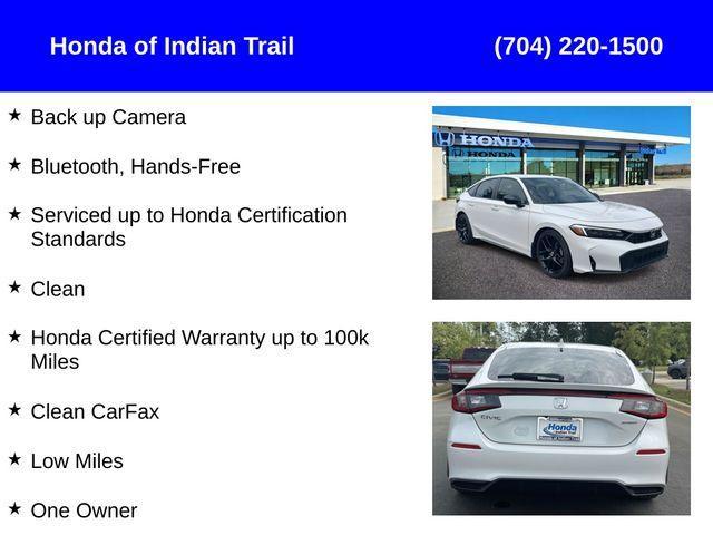 used 2025 Honda Civic car, priced at $25,406