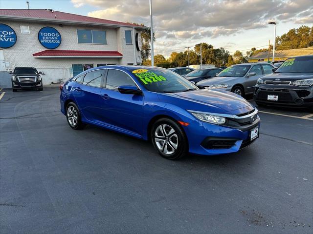 used 2017 Honda Civic car, priced at $14,200