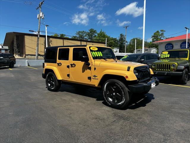 used 2013 Jeep Wrangler Unlimited car, priced at $19,800