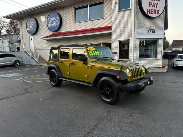 used 2010 Jeep Wrangler Unlimited car, priced at $10,500