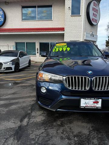 used 2015 BMW X3 car, priced at $13,999