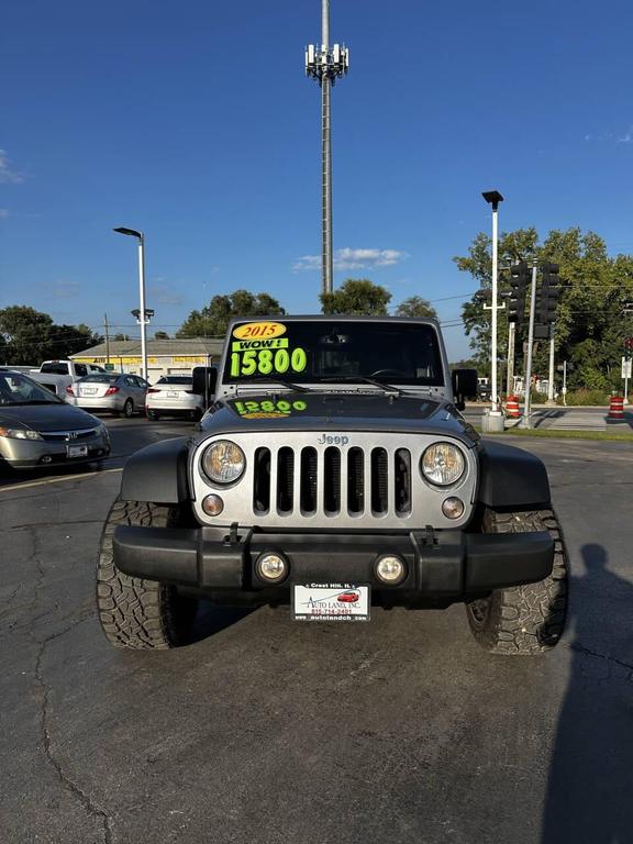 used 2015 Jeep Wrangler Unlimited car, priced at $15,800