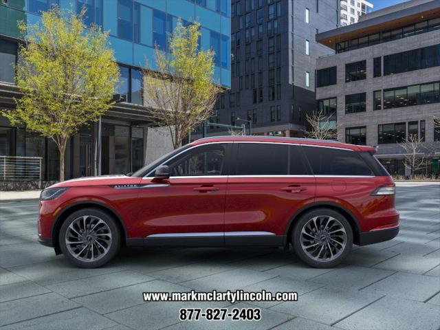 new 2025 Lincoln Aviator car, priced at $78,750