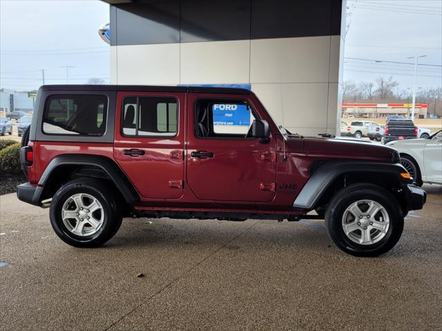 used 2021 Jeep Wrangler Unlimited car, priced at $29,890