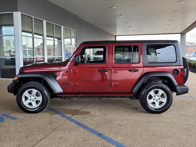 used 2021 Jeep Wrangler Unlimited car, priced at $29,890