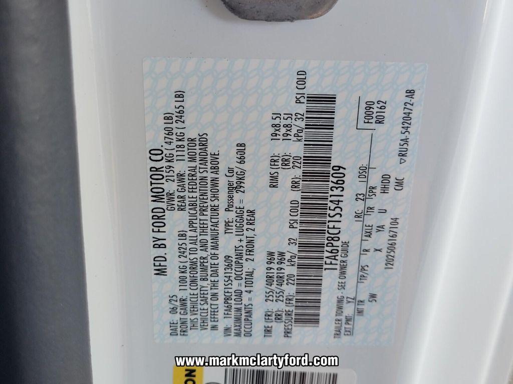 new 2025 Ford Mustang car, priced at $48,445