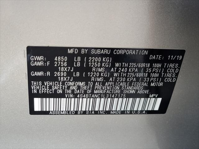 used 2020 Subaru Outback car, priced at $25,995