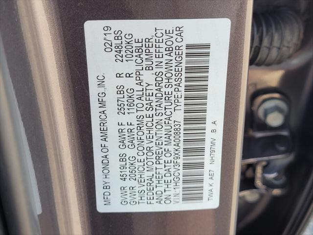 used 2019 Honda Accord Hybrid car, priced at $21,795