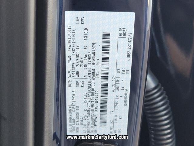 new 2025 Ford F-150 car, priced at $76,277