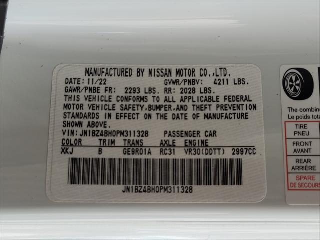 used 2023 Nissan Z car, priced at $44,995