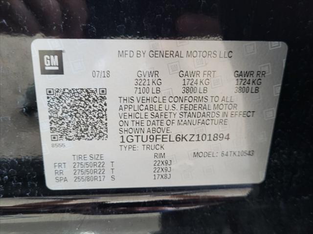 used 2019 GMC Sierra 1500 car, priced at $44,500