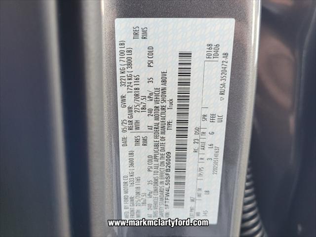 new 2025 Ford F-150 car, priced at $64,585