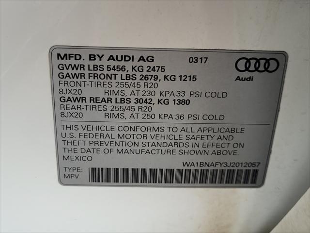 used 2018 Audi Q5 car, priced at $19,495