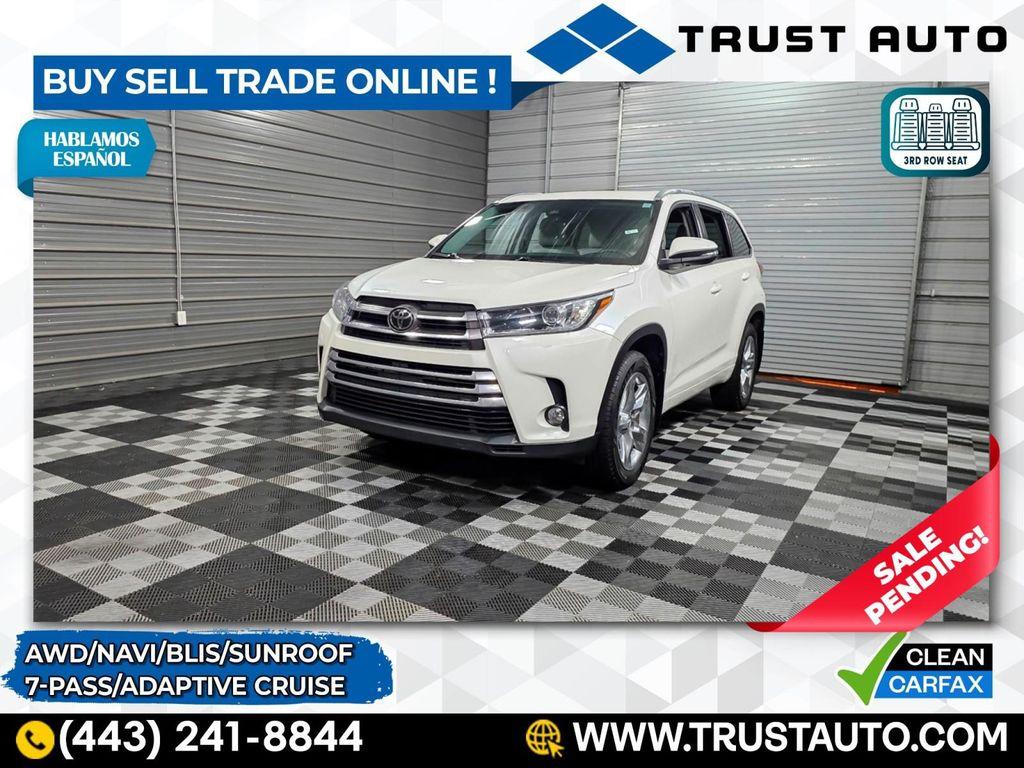 used 2017 Toyota Highlander car, priced at $24,995