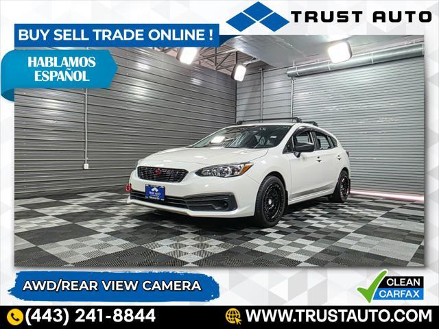 used 2021 Subaru Impreza car, priced at $18,295