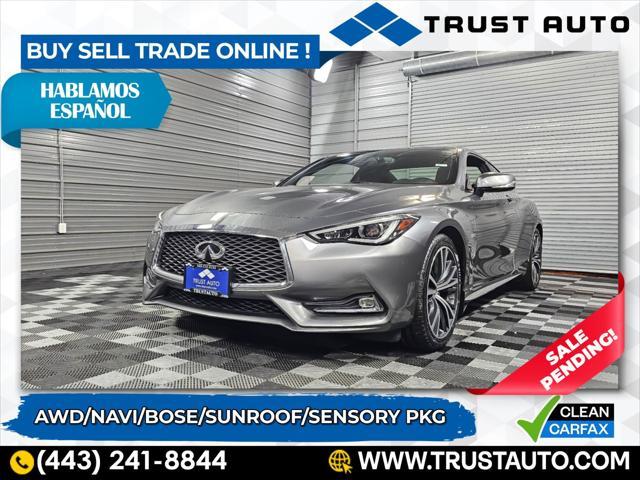 used 2018 INFINITI Q60 car, priced at $24,395