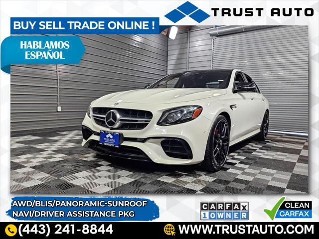 used 2019 Mercedes-Benz AMG E 63 car, priced at $63,995