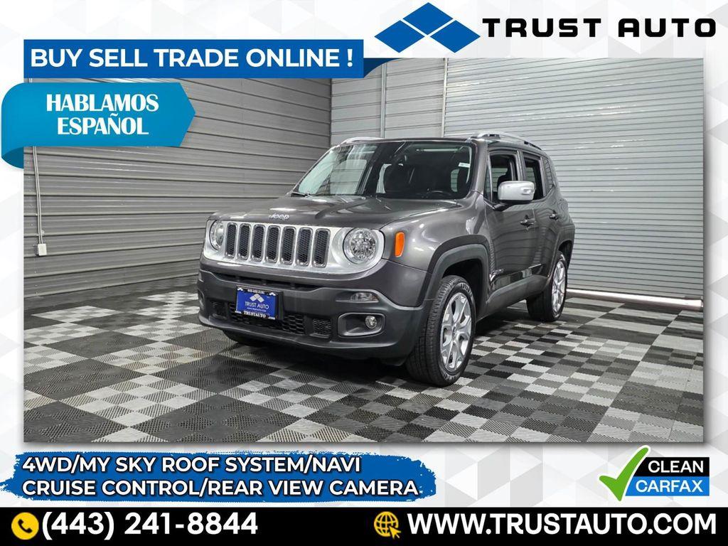 used 2017 Jeep Renegade car, priced at $18,995