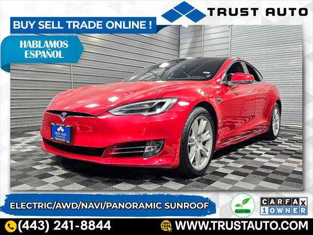 used 2021 Tesla Model S car, priced at $42,995