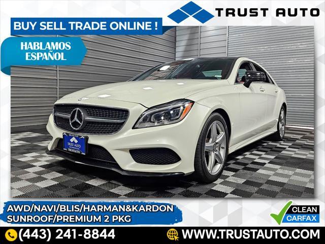 used 2017 Mercedes-Benz CLS 550 car, priced at $30,495