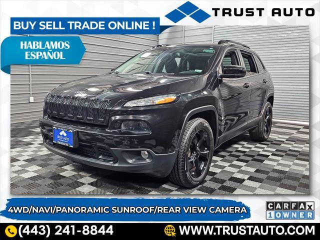 used 2016 Jeep Cherokee car, priced at $17,995