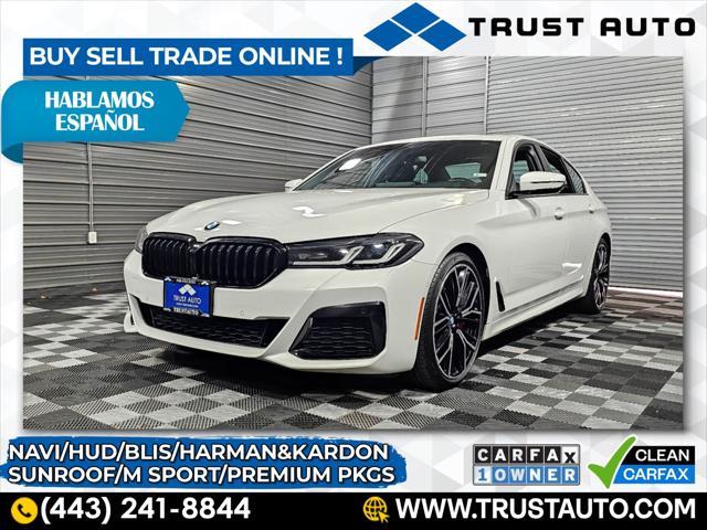 used 2022 BMW 530 car, priced at $34,295