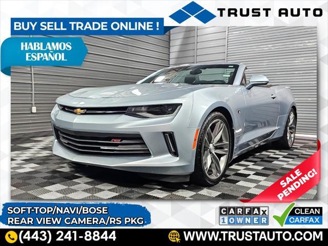 used 2017 Chevrolet Camaro car, priced at $24,295