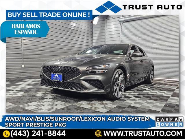 used 2024 Genesis G70 car, priced at $38,995