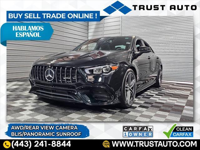 used 2022 Mercedes-Benz AMG CLA 45 car, priced at $47,995