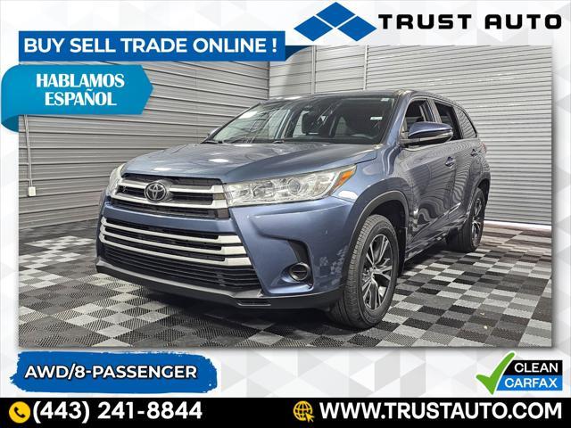 used 2018 Toyota Highlander car, priced at $22,695