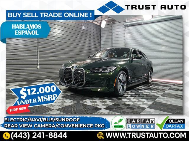 used 2024 BMW i4 Gran Coupe car, priced at $42,695