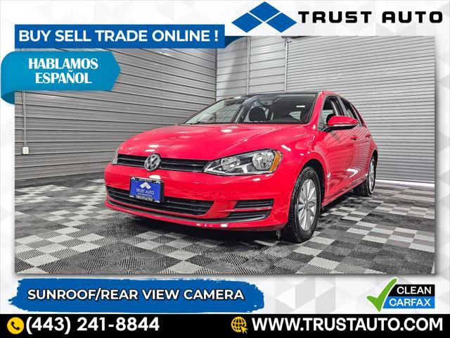 used 2016 Volkswagen Golf car, priced at $14,095