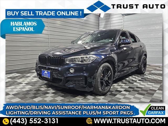 used 2018 BMW X6 car, priced at $39,995