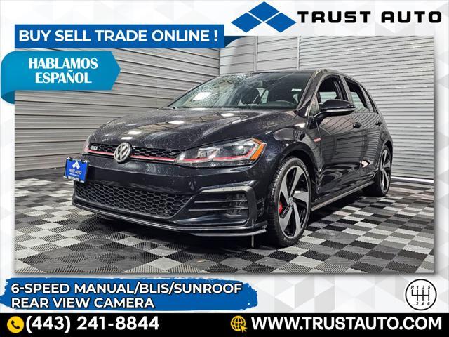 used 2018 Volkswagen Golf GTI car, priced at $19,495