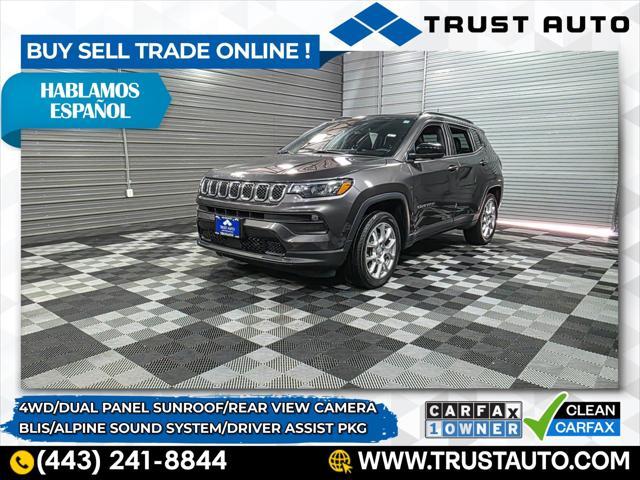 used 2023 Jeep Compass car, priced at $24,495