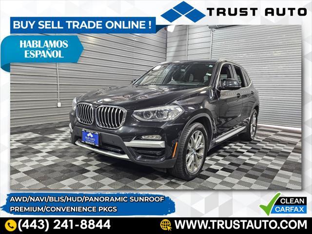 used 2018 BMW X3 car, priced at $22,595